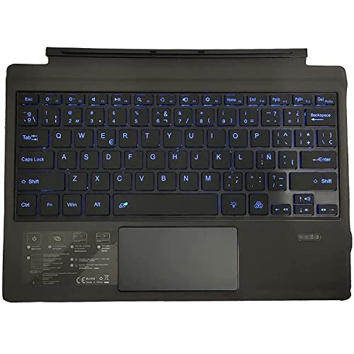 Teclado para Surface Pro 7 y 6 inalámbrico con bluetooth y trackpad integrado