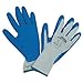 NORTH SAFETY NF14/8M DUROTASK GRAY GLOVE COT/POLY BLUE RUBBER PALM