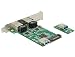 Produktbild DeLock Konverter M.2 Key B+M Stecker > 2 x Gigabit LAN Low Profile Formfaktor