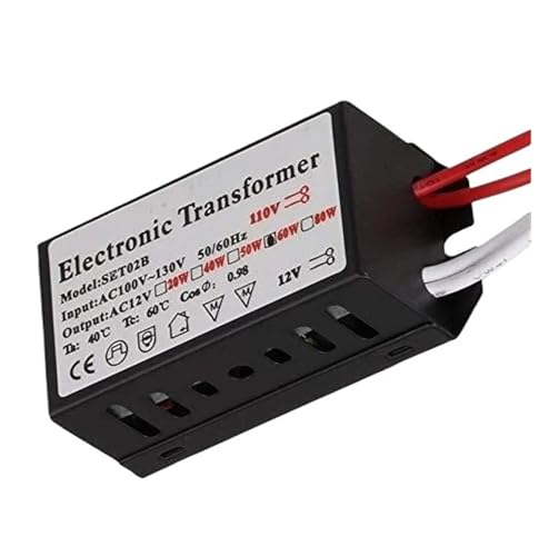 Transformateur halogène variable 20W à 60W à haute efficacité