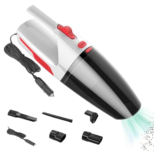 Handheld Vacuum Cleaner, Car Detailing Vacuum and Air Duster, Portable Cordless Handheld Vacuum Cleaner, Low Noise Portable Car Detailing Vacuum for Mattress, Bed, Stairs, Home