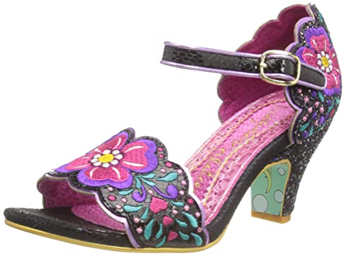Irregular Choice Posie Picking, Sandale Talon Femme, Noir, 39 EU Cover