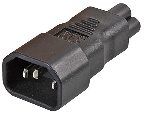 Buy 1STec IEC 250V 10A C14 Electrical Plug To C5 Cloverleaf Mickey 