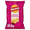 Walkers Prawn Cocktail Crisps Box, 32.5 g (Pack of 32)