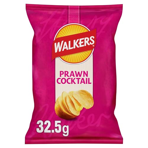 Walkers Prawn Cocktail Crisps Box, 32.5 g (Pack of 32) - image 1