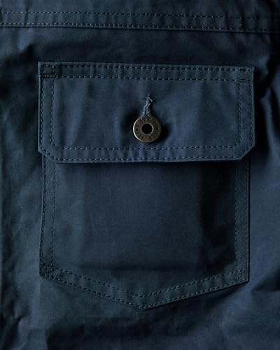 Image of Huckberry Flint and Tinder Dry Wax Trucker Jacket, Unlined Mens Lightweight Cotton Jacket