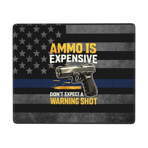 Ammo is Expensive Desk Decor Mouse Pad 7x9in