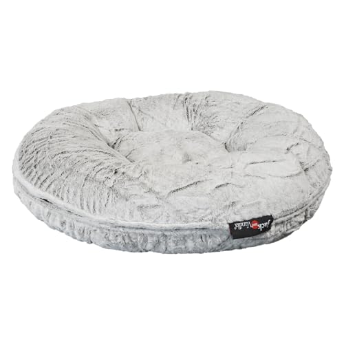 Cojín para perro de alta calidad Jack and Vanilla Puff Lambskin gris 2