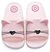 Vunavueya Enfants Pantoufles Maison Garçon Fille Tongs Chaussons d'été Chaussures Plat de Bain Sandales de Piscine Plage Rose 25/26 EU/180CN
