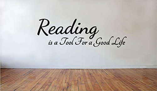 Blinggo Reading is a Tool for a Good Life Removable Vinyl Wall Decal Home Décor