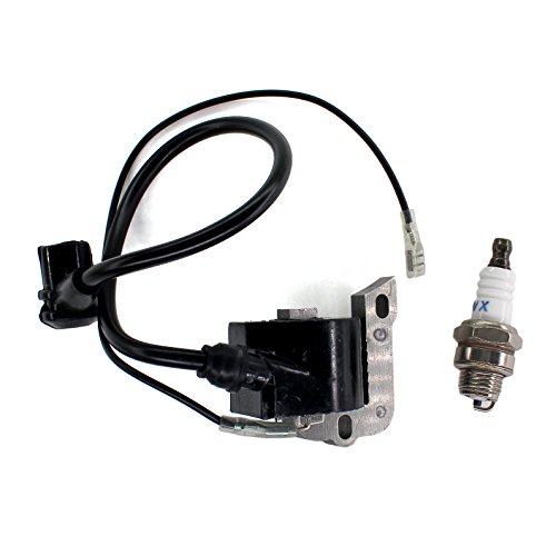 USPEEDA Ignition Coil Spark Plug for Husqvarna 394 394XP 395 395XP 503639801