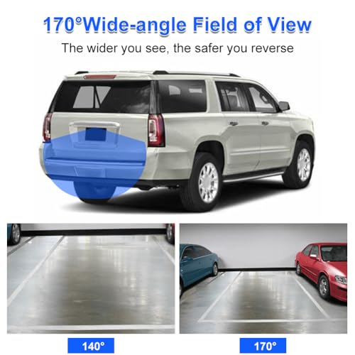 Image of JDMON Backup Camera Replacement for Cadillac Escalade ESV Chevy Suburban Tahoe GMC Yukon XL 2015-2020 Reverse Rear Park Assist Camera Replacement for 23378804 23404613 23432248