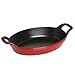 Produktbild STAUB Auflaufform, oval mit 2 Griffen, 24 cm, 1 L, Gusseisen, für alle Herdarten, stapelbar, Kirschrot