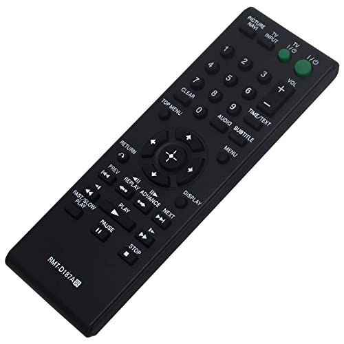 VINABTY RMT-D187A Replacement Remote Control fit for Sony DVD Player DVP-NS611H DVP-NS710 DVP-NS710H DVP-NS710H/B DVP-NS710HWM DVP-SR101 DVP-SR101B DVP-SR101P DVP-NS717HP DVP-NS728H DVP-NS611HP - Image 3
