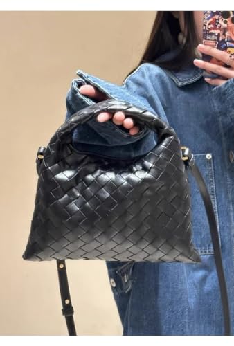Woven Handbag Woven Crossbody Bag for Women - Women's Top-handle Handbags - Fashion Vegan Leather Bag Small Braided Purse2