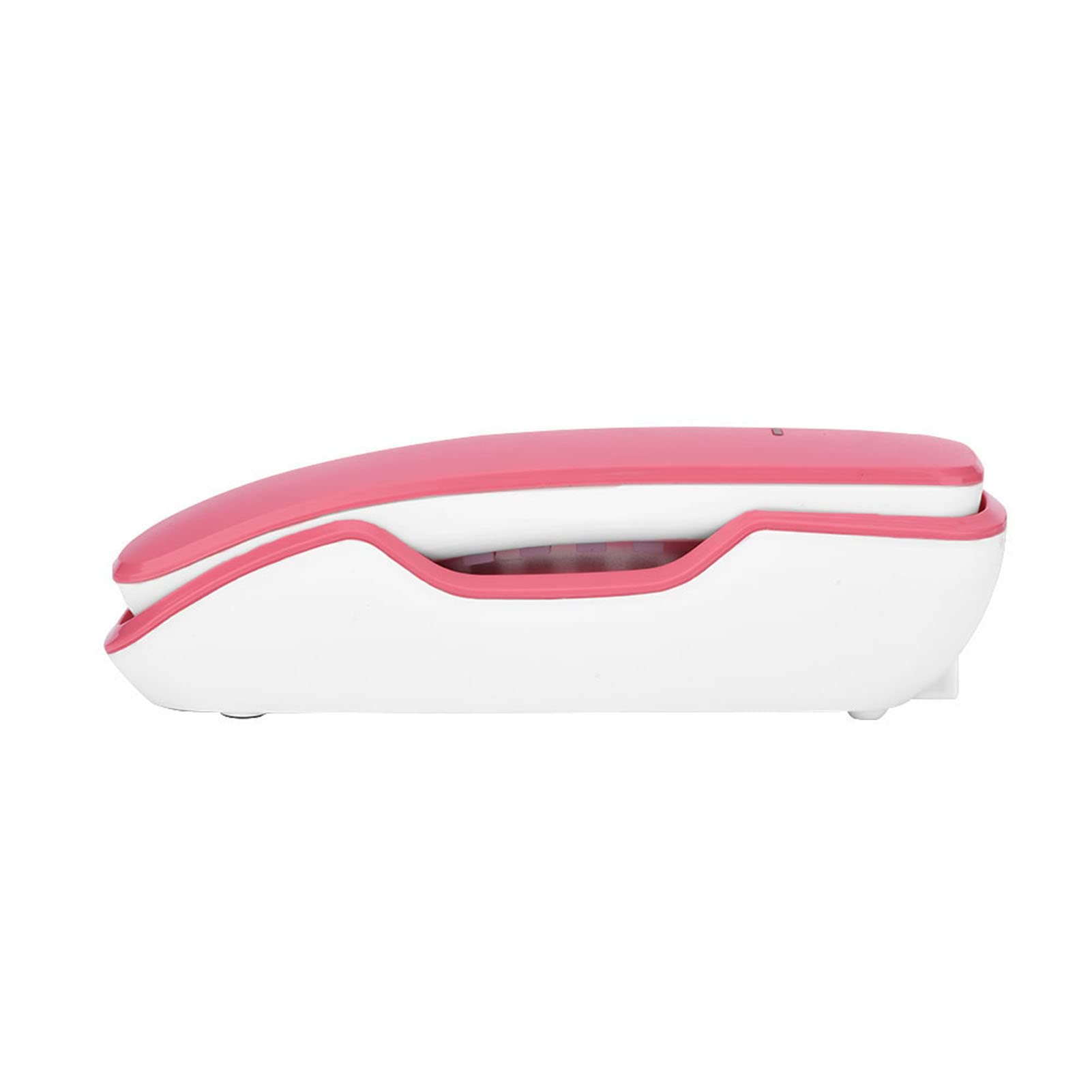 Bewinner Wandtelefon, Rosa Schnurgebundenes Telefon mit Pause/Stummschaltung/Wahlwiederholungsfunktion, Elegantes, Schlankes Retro-Wandtelefon mit Wähltastatur für das Home Office Hotel
