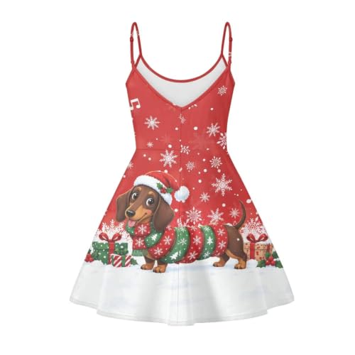 Image of Coloranimal Women's Summer Sleeveless Casual Swing Dresses with Loose Fit Beach Sundress