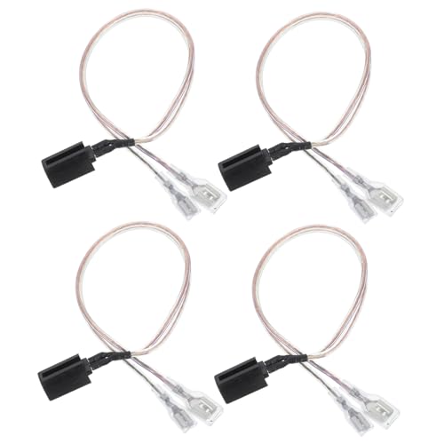 DOITOOL Speaker Harness for Car 4pcs Speaker Cable Converter High-pitched Plug Sound Clarity Car Speaker Connector Wire Harness