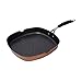Just for chefs q2905 poêle 28 x 28 x 4.5 cm Aluminium forgé Induction INFINITY, Cuivre