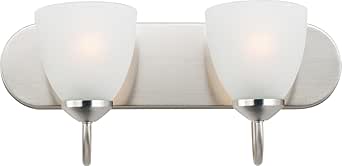 Maxim Lighting 11382FTPC Axis 2-Light Strip Bath Vanity, Polished Chrome