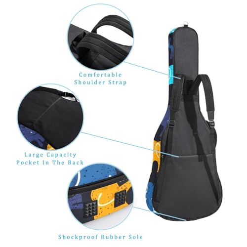 Housse de guitare basse contre l'eau sac de transport antichoc - 3