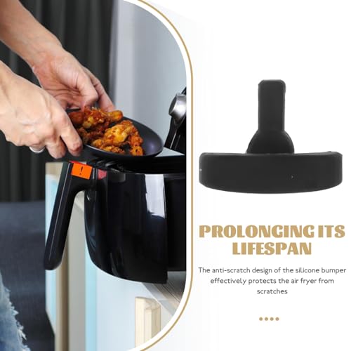 Silicone Air Fryer Bumpers 10pcs Set por Heat Proof No Arañar Ajuste Universal para Marcas de Freidoras miniatura 4