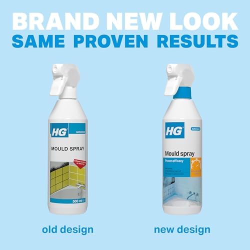 HG Mould Remover Spray | Kills Black Mold & Mildew on Walls & Tiles | 500ml - View 4