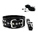 Collier Ras Du Cuir Noir Set Sautoirs Cou Hommes Femmes Filles + 1 Paire De Clips
