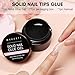 Makartt Solid Nail Glue Gel for Press on Nails: Strong Gel Nail Glue for Fake Nails, Long Lasting Clear Hard 3D Sculpting Gels for DIY Home and Salon Use 15ML UV Light Cured