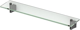Gatco 4716MX Bleu, Glass Shelf In Matte Black