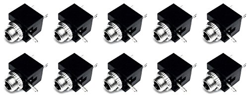 Cess 3.5Mm Mono Ts Jack Socket Adapter Cables Connectors (10 Pack) #TOP1