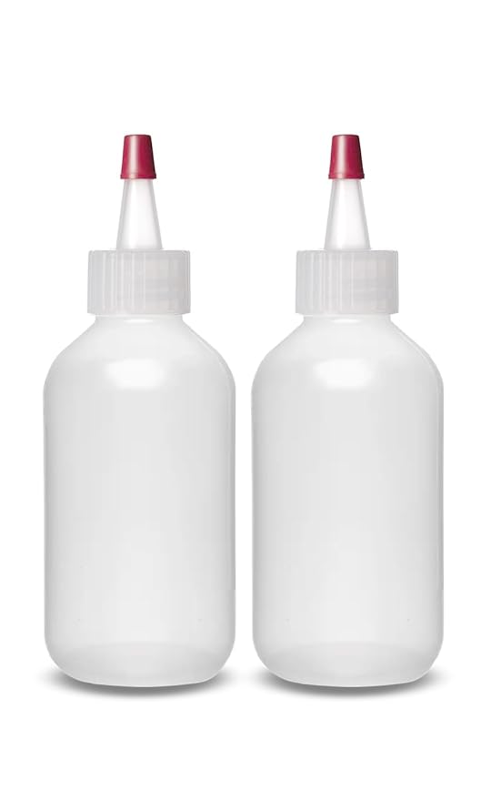 ljdeals Botellas Plástico Exprimibles 2 oz con Tapas Yorker, Pack de 2, Sin BPA miniatura 2