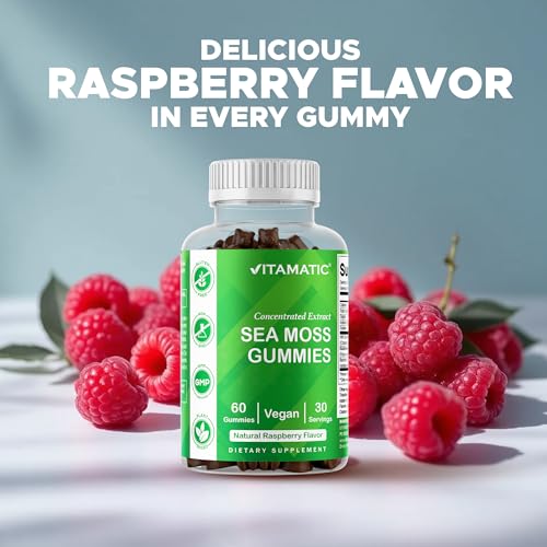 Vitamatic Sea Moss Gummies with Bladderwrack & Burdock Root (60 ct) — view 5