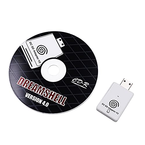 XHSESA Practical SD Card Reader Adapter with CD for Dreamcast Dreamshell V4.0 Game Machine Accessories