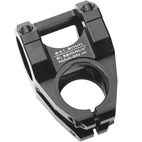 Liteone Mtb Stem 31.8 35Mm Mountain Bike Stem 0 Degree Short Handlebar Stem Mtb Head Stem For Most Bicycle, Road Bike, Bmx, Fixie Gear, Cycling Black #TOP1