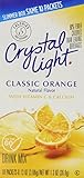 Crystal Light On The Go Classic Orange, 10-Count Boxes (Pack of 4)