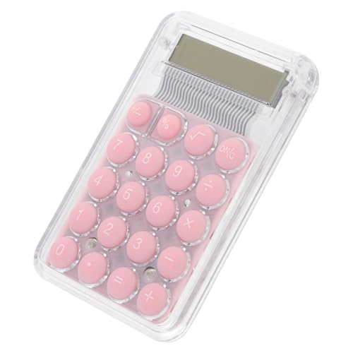 Mini Handheld Calculator Cute Display Pocket Calculator for Home Office and School Use Compact and Lightweight Design for Students and Quick Calculations