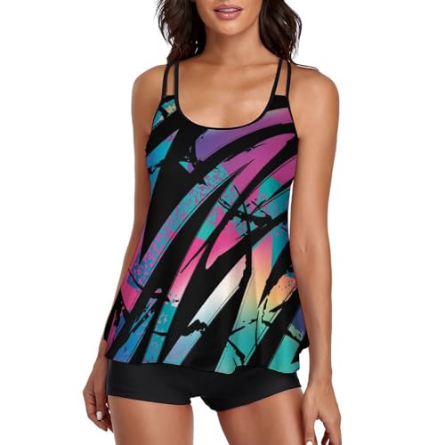Maillot de bain tankini couvrant pour dissimuler les rondeurs avec style
