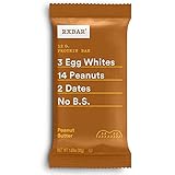 RXBAR, Peanut Butter, Protein Bar, 1.83 Ounce (Pack of 12), High Protein Snack, Gluten Free