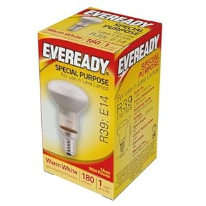 10 x reflectorlamp R39 (30 W, kleine E14-fitting)