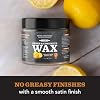 CLARK'S Natural Stone Wax Kit - Set to Restore Soapstone, Slate and Concrete Countertops includes Finishing Wax (6oz), Applicator Sponge and Buffing Pad, Enriched with Natural Lemon and Orange Extract