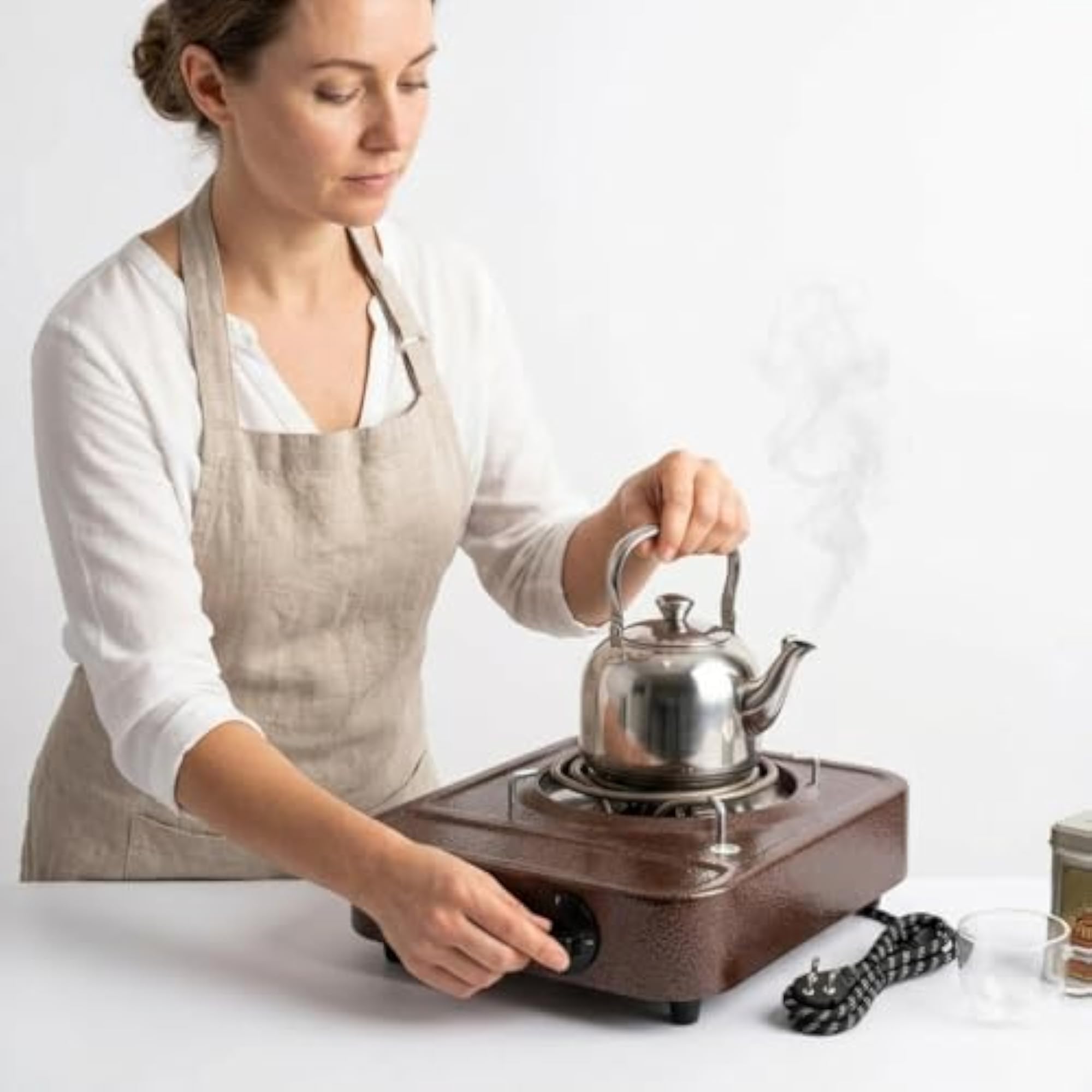 Portable 2000W Electric Hot Plate for Cooking