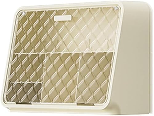 コップ収納ボックス 卓上式&壁掛け式 卓上食器棚 ミニ食器棚 ミニお茶碗収納ボックスミニカップボード カップラック カップ収納 キッチン収納 多機能 調味料入れ お菓子収納 組立不要 コンパクト 防塵 防湿 扉付き ひとり暮らし用 台所収納 (Medium