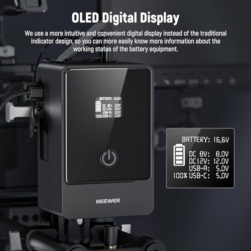 Neewer Mini V Mount Battery with Fast Charging