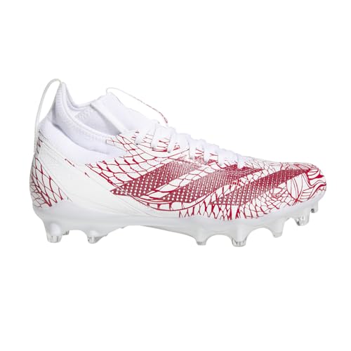 adidas Mens Adizero Impact Exotic Speed Football Sneakers Shoes - White - Size 12 M