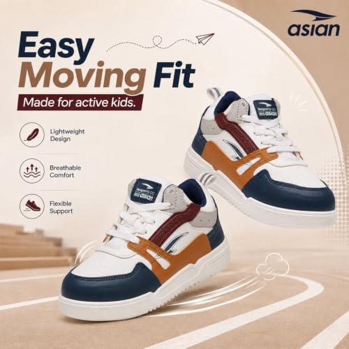 Image of ASIAN Men's MEXICO-11 Casual Sneaker Shoes with Synthetic Upper Lightweight Comfortable Mid Top Sneaker Shoes for Men's & Boy's