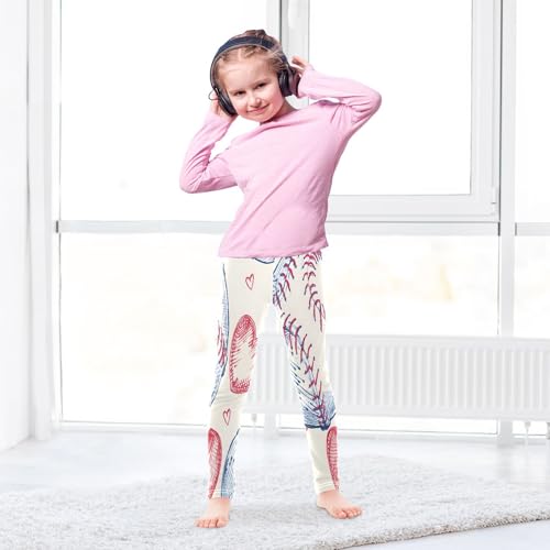 Toddler Girls Leggings Printed Yoga Pants Leggings Tennis and Love for Kids4