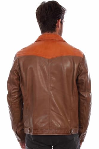 Scully Men's Color Block Leather Jacket - 2018-152