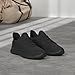 Feethit Womens Slip On Running Shoes Non Slip Walking Shoes Lightweight Gym Workout Shoes Breathable Fashion Sneakers All Black Size 9.5