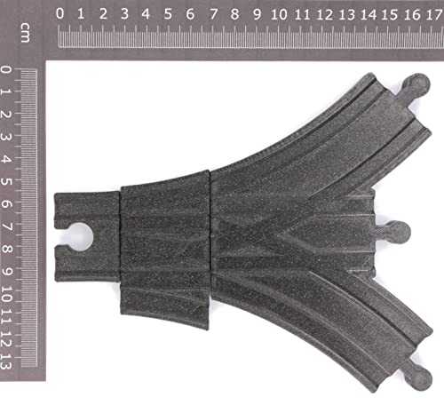 Locorico - Mechanical Switches for Wooden Train Track compatible Brio (3 ways), Black, 16.5 x 8 cm - Image 4